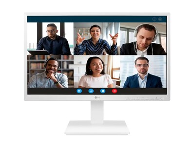 LG 23.8 BK550Y-H Full HD LED-LCD Monitor, White, 24BK550Y-H, 41653495, Monitors