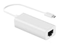 Axiom USB-C to Gigabit Ethernet (RJ45) M F Adapter, White, USBCMRJ45F-AX, 33799453, Adapters & Port Converters