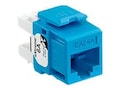 Leviton Extreme Cat6A quickport Blue, 6110G-RL6, 37620326, Premise Wiring Equipment