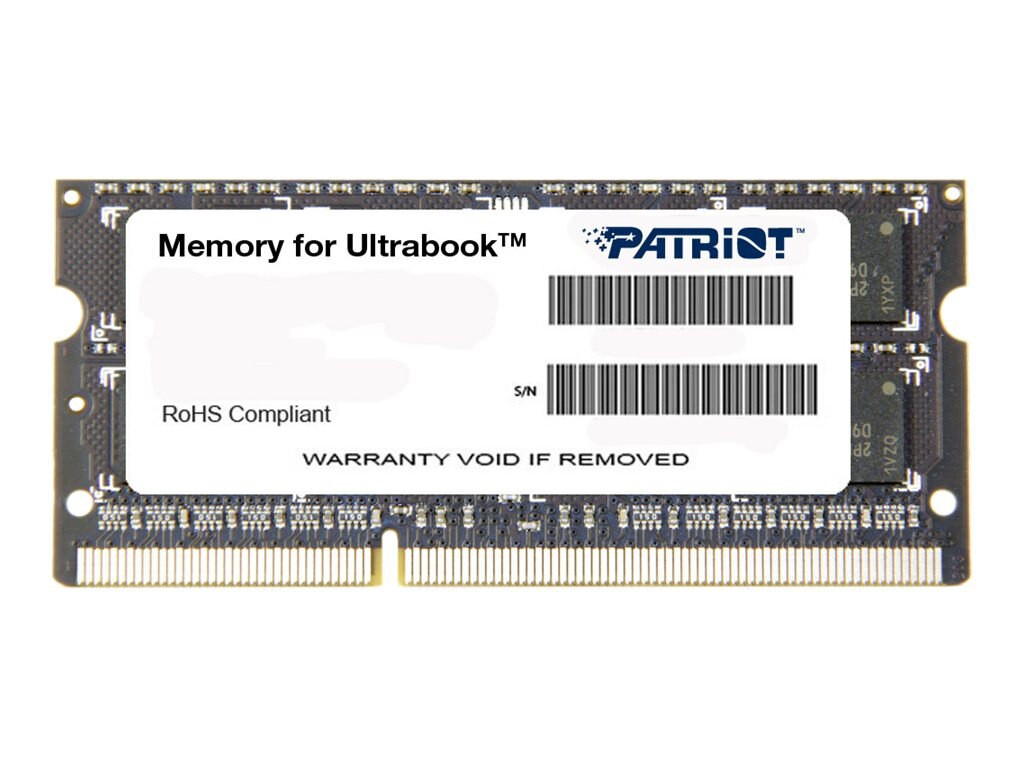 Patriot Memory 4GB PC3-12800 204-pin DDR3 SDRAM SODIMM