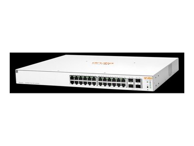 HPE Networking Instant On 1930 24-port Gigabit CL4 PoE 4p SFP+ 195W Switch, JL683B#ABA, 41529466, Network Switches