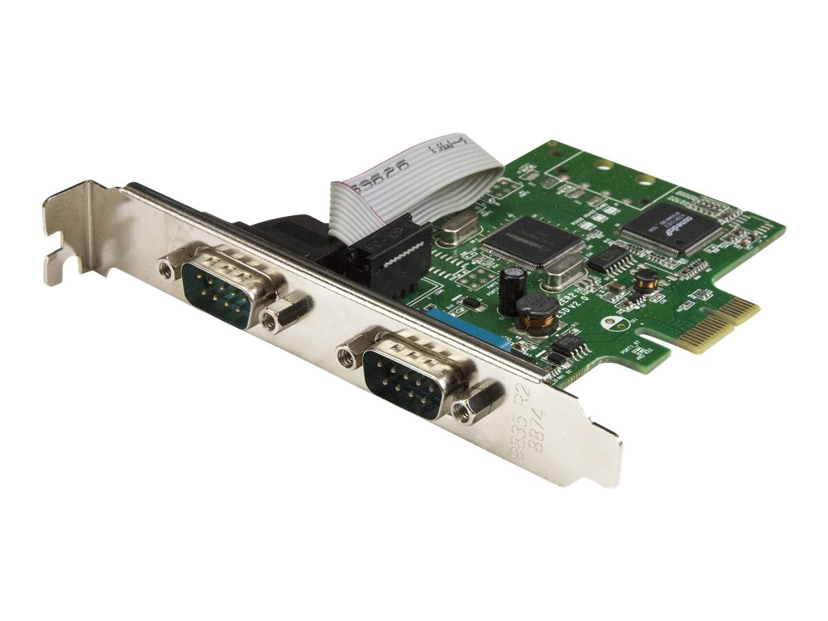 StarTech.com 2-Port PCI Express Serial Card with 16C1050 UART (PEX2S1050)