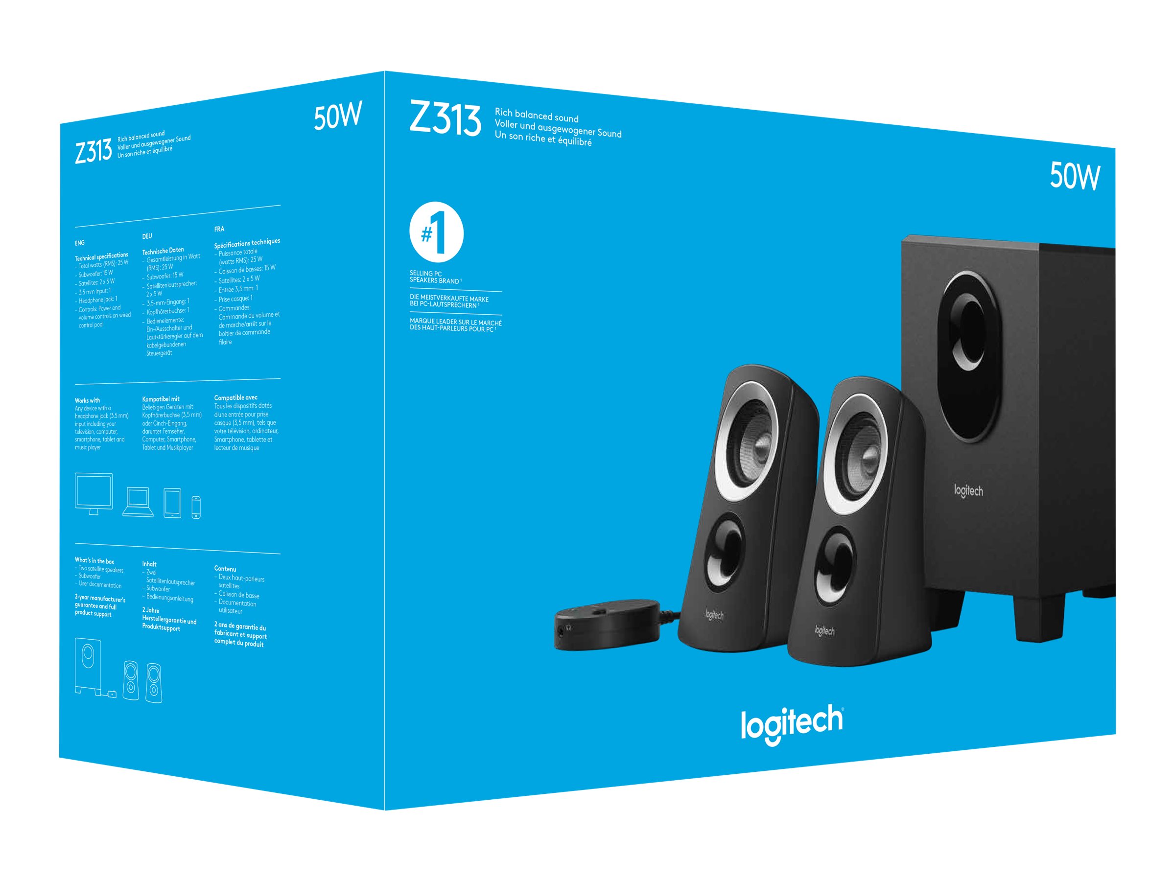 Buy Logitech Z313 Speaker System Connection Public Sector Solutions