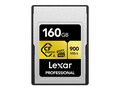 Lexar 160GB Professional GOLD CFexpress Type A Card, LCAGOLD160G-RNENG             , 41887171, Memory - Flash