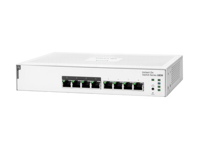 HPE Networking Instant On 1830 8-Port Switch Gigabit CL4 PoE 65W Switch, JL811A#ABA, 41372111, Network Switches