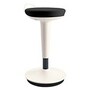 Alera Balance Perch Stool, Black With White Base, HALEPERCH.ASF10.W, 33623634, Furniture - Miscellaneous