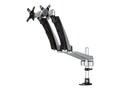 StarTech.com Stackable Dual Monitor Mount with Full-Motion Arms, Black, ARMDUAL30, 31579764, Stands & Mounts - Desktop Monitors