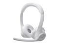 Logitech Zone 300 Wireless Headset Whit, 981-001416, 41787554, Microphones & Accessories
