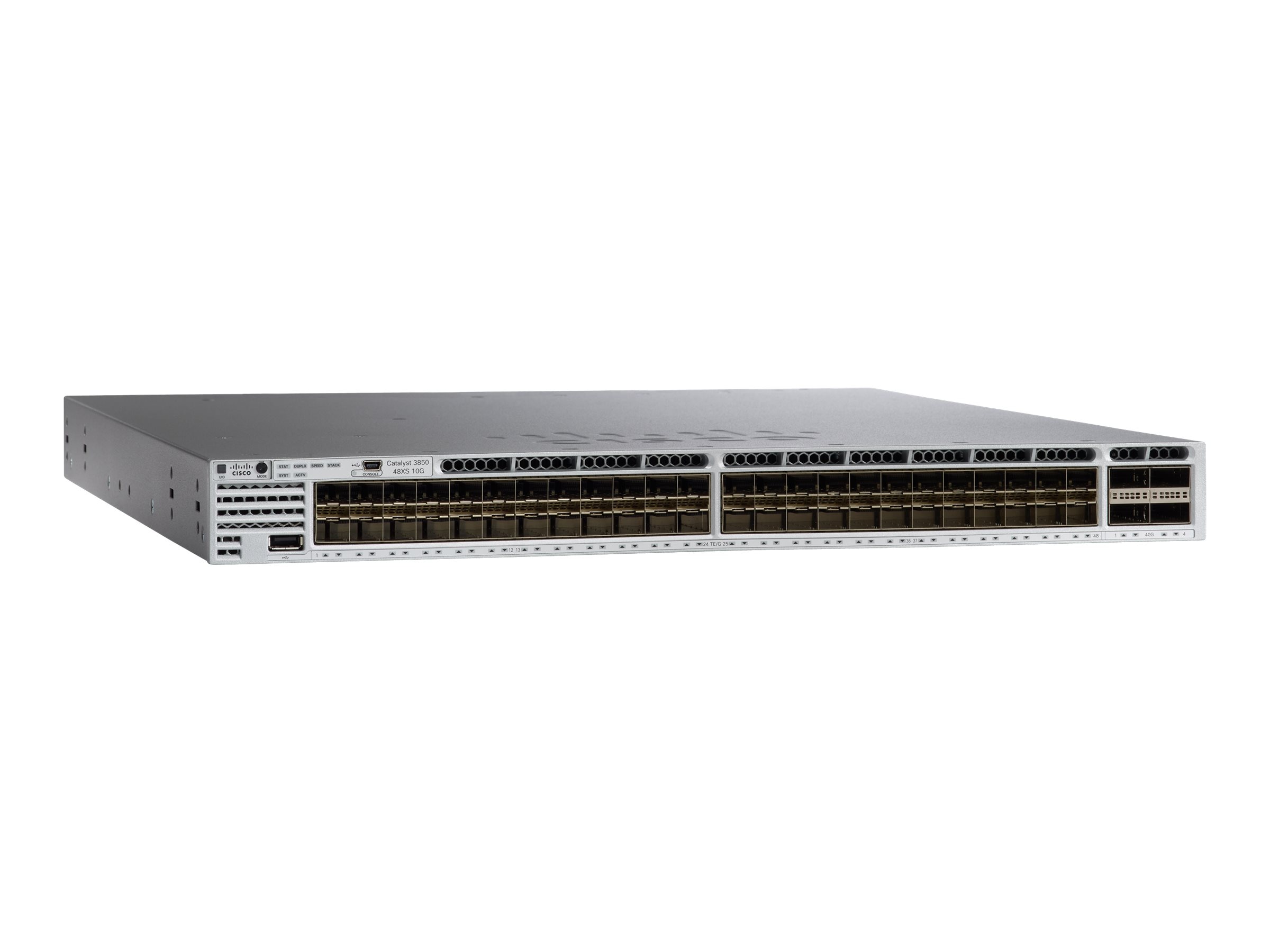 Cisco Catalyst 3850 48 Port 10g Fiber Switch Ip Service Ws C3850 48xs F E