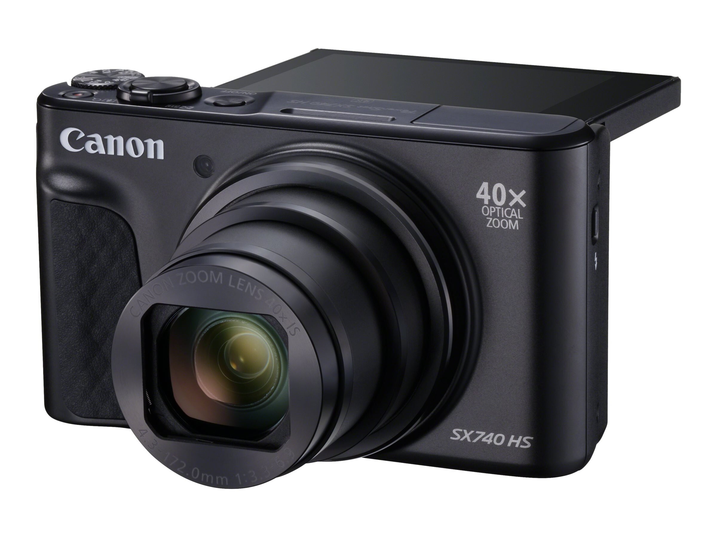 Canon PowerShot SX740 HS Digital Camera, Black