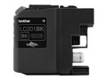 Brother Black LC201BK Innobella Standard Yield Ink Cartridge, LC201BK, 23204997, Ink Cartridges & Ink Refill Kits - OEM