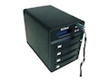 Buslink Media 40TB CipherShield USB 3.0 eSATA 4-Bay FIPS 140-2 HIPAA 256-bit AES Encrypted External Hard Drive , CSE-40TB4-SU3, 32153933, Direct Attached Storage