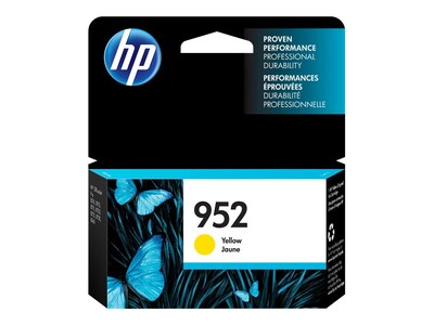 HP 952 (L0S55AN#140) Yellow Original Ink Cartridge, L0S55AN#140, 31583472, Ink Cartridges & Ink Refill Kits - OEM