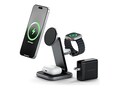 Satechi 3-IN-1 FOLDABLE CHARGING STAND, ST-Q31FM-EA                   , 41824704, Battery Chargers