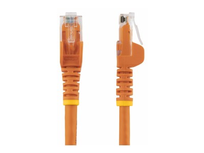 StarTech.com CAT6 Snagless Gigabit Wire 100W PoE 650 MHz Ethernet Patch Cable, Orange, 10ft, N6PATCH10OR, 11601910, Cables