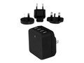 StarTech.com 4-Port USB Wall Charger, International Travel, 34W 6.8A, Black, USB4PACBK, 32299844, Battery Chargers