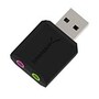Sabrent USB External Stereo 3D Sound Adapter, Black, 100-Pack, AU-MMSA-PK100, 34390342, Adapters & Port Converters