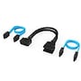 Sabrent Molex 4 Pin to x2 15 Pin SATA Power Splitter Cable and x2 SATA Cables, 100-Pack, CB-SDSP-PK100, 34390887, Adapters & Port Converters Sabrent Molex 4 Pin to x2 15 Pin SATA Power Splitter Cable and x2 SATA Cables, 100-Pack, CB-SDSP-PK100, 34390887, Adapters & Port Converters