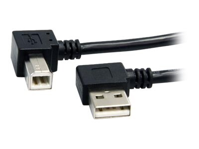 StarTech.com Right Angle USB Cable, USB Type A ot USB Type B, 3ft, USB2HAB2RA3, 11193881, Cables