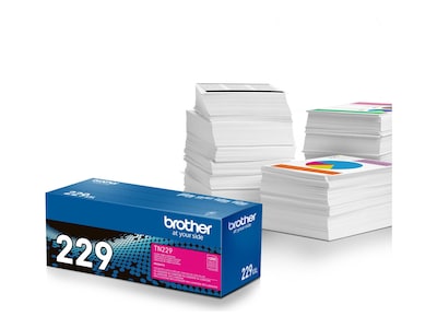 Brother Magenta 229 Standard Yield Toner Cartridge, TN229M, 41744116, Toner and Imaging Components - OEM Brother Magenta 229 Standard Yield Toner Cartridge, TN229M, 41744116, Toner and Imaging Components - OEM