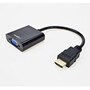 Rocstor Premium HDMI to VGA + 3.5mm M F Audio Adapter, Black, Y10A187-B1, 34846426, Adapters & Port Converters