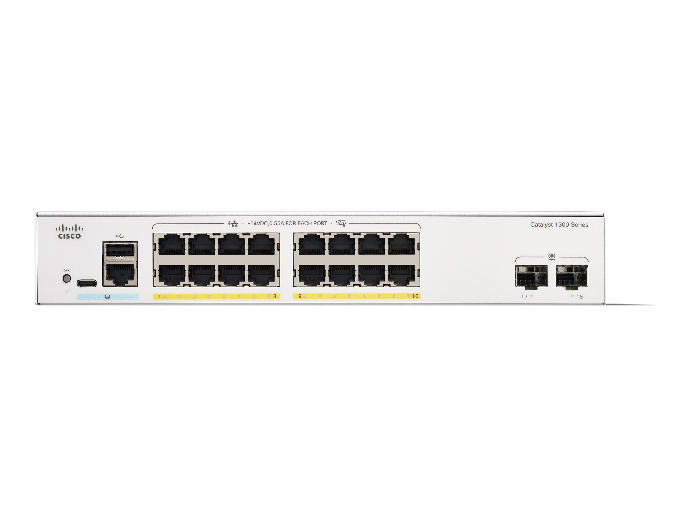 Cisco Cat 1300 16-port GE PoE 2x1G