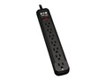 Tripp Lite Power Strip 120V 5-15P (7) 5-15R Outlets 12ft Cord 5-15P Black, PS712B, 15054554, Power Strips