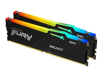 Kingston FURY Beast RGB 16GB PC5-48000 288-pin DDR5 SDRAM Kit