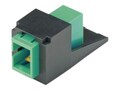 Panduit Mini-Com APC Green SC, Multimode Simplex, Black Module, CMSAGSCZBL, 41746580, Adapters & Port Converters Panduit Mini-Com APC Green SC, Multimode Simplex, Black Module, CMSAGSCZBL, 41746580, Adapters & Port Converters