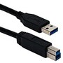 QVS 5Gbps USB 3.0 3.1 Type A to Type B M M Cable, Black, 10ft , CC2219C-10BK, 41540878, Cables QVS 5Gbps USB 3.0 3.1 Type A to Type B M M Cable, Black, 10ft , CC2219C-10BK, 41540878, Cables