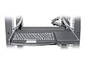 Rack Solutions Rack Mount Keyboard Tray 1U - USB, 1UKYB-126-USB, 5910960, Ergonomic Products