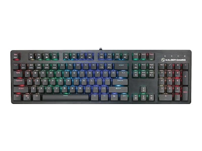 IOGEAR Kaliber Gaming HVER STEALTH Gaming Keyboard, GKB740, 41425265, Keyboards & Keypads