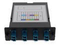 AddOn 4-Bay Cassette 12-Fiber MPO In, 4 LC Duplex Out, Multi-mode Duplex OS2, ADD-4BAYC1MP4LCDS2, 41278834, Patch Panels AddOn 4-Bay Cassette 12-Fiber MPO In, 4 LC Duplex Out, Multi-mode Duplex OS2, ADD-4BAYC1MP4LCDS2, 41278834, Patch Panels