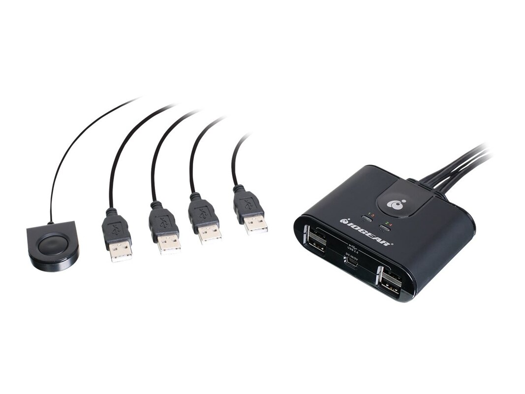 solnedgang Parasit væv Aten 4x4 USB Sharing Switch Kit w USB-C Adapter (GUS404CA1KIT)
