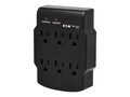 Tripp Lite Datashield Surge Protector Direct Plug-in 540 Joules, (6) Outlets, Black, SK6-0B, 9371908, Surge Suppressors Tripp Lite Datashield Surge Protector Direct Plug-in 540 Joules, (6) Outlets, Black, SK6-0B, 9371908, Surge Suppressors