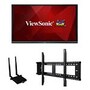 ViewSonic Scratch & Dent 75” ViewBoard 4K Ultra HD Interactive Flat Panel Bundle, IFP7550-E1, 41752684, Monitors - Large Format - Touchscreen