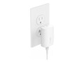 Belkin 30W Fast Charging USB-C PD 3.0 PPS Wall Charger + 3.3ft USB-C to USB-C Cable, White, WCA005DQ1MWH-B6, 41495407, AC Power Adapters (external)