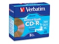 Verbatim 52x 700MB 80min. Ultralife Archive CD-R Media (5-pack), 96319, 14345237, CD Media