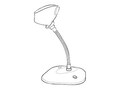 Zebra Gooseneck IntelliStand for DS4308, DS4608 & DS8108 - Healthcare White, 20-71043-0BR, 32646164, Bar Coding Accessories