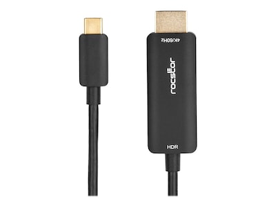 Rocstor 4K 60Hz Premium USB-C to HDMI M M Cable, 6ft, Y10C166-B2, 41364369, Cables Rocstor 4K 60Hz Premium USB-C to HDMI M M Cable, 6ft, Y10C166-B2, 41364369, Cables