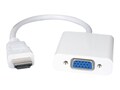 QVS HDMI to VGA M F Video Converter, White, XHDV, 31034431, Adapters & Port Converters