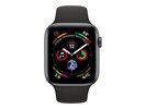 Apple Watch Series 4 GPS, 44mm Space Gray Aluminum Case, Black Sport Band, MU6D2LL/A, 36142289, Wearable Technology - Apple Watch Series 4-5