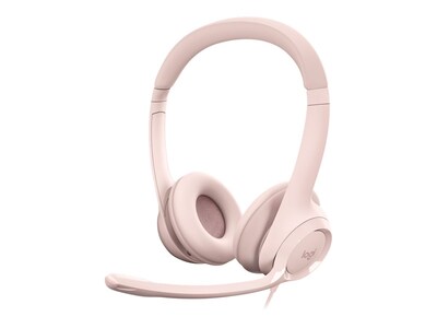 Logitech H390 USB Computer Hdst Rose, 981-001280, 41553139, Headsets (w/ microphone) Logitech H390 USB Computer Hdst Rose, 981-001280, 41553139, Headsets (w/ microphone)