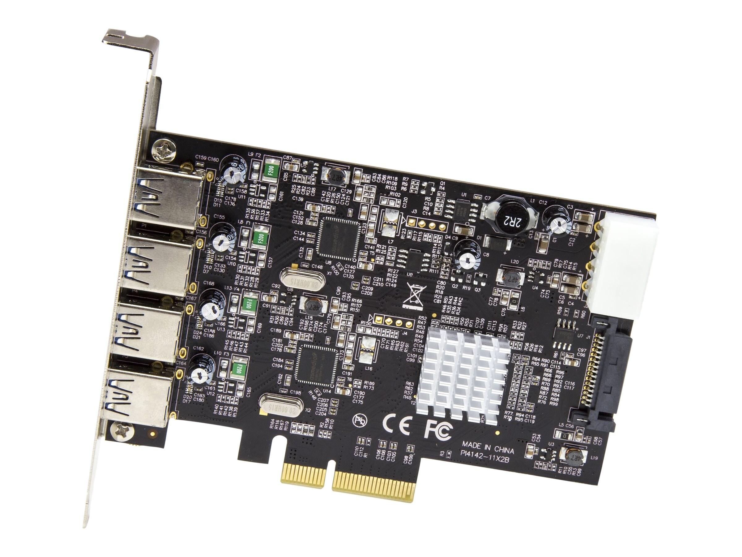 StarTech.com USB-A増設 PCIe PEXUSB314A2V2 4ポートUSB-A増設PCI Expressインターフェースカード／4つの