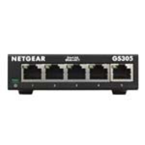 Netgear 5-port GbE Unmanaged Switch (GS305), GS305-300PAS, 37077132, Network Switches