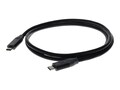 AddOn USB 3.1 Type C M M Cable, Black, 1m, USB31EXTCC1M, 41059522, Cables