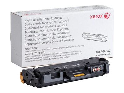 Xerox Black High Capacity Toner Cartridge for B205, B210 & B215, 106R04347, 37403444, Toner and Imaging Components - OEM
