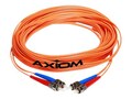 Axiom Fiber Patch Cable, LC-ST, 62.5 125, Duplex, Multimode, 3m, LCSTMD6O-3M-AX, 13039174, Cables