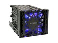 Icy Dock Black Vortex 3.5 HDD in 3 Cooler, MB074SP-B, 16575503, Hard Drive Enclosures - Multiple