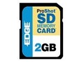 Edge 2GB ProShot SD Flash Memory Card, 130X, PE201265, 6005953, Memory - Flash